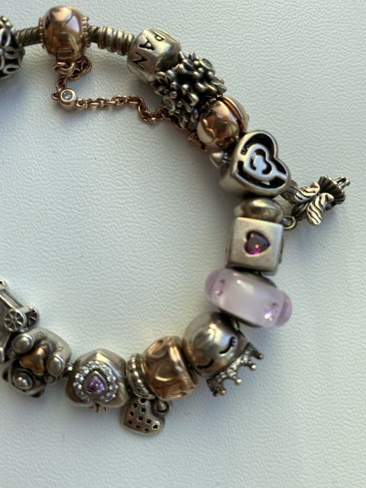 Пандора оригінал браслет з шармами