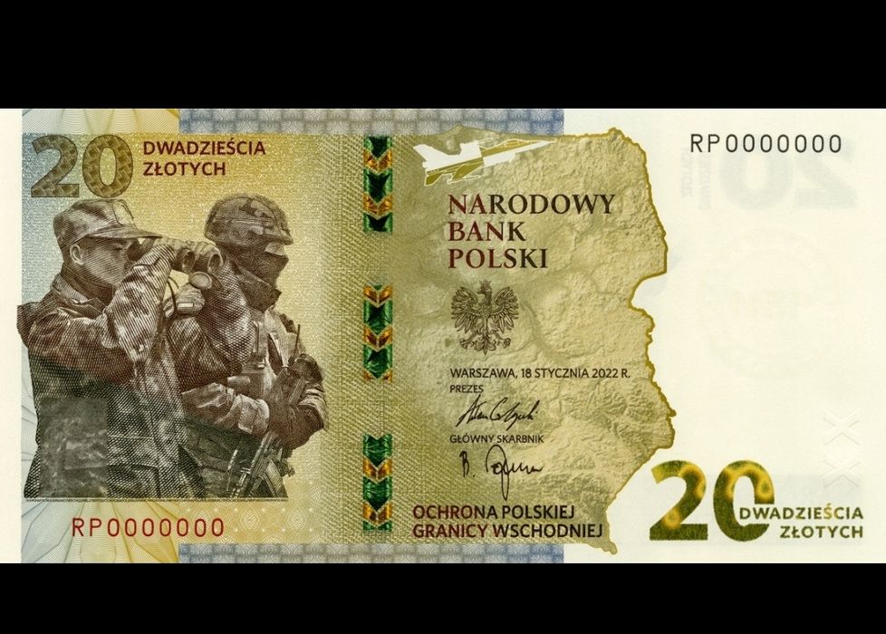 20 złotych Ochrona polskiej granicy wschodniej