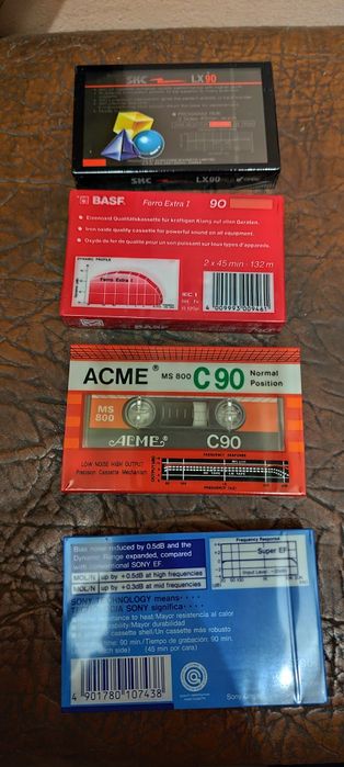 Аудиокассеты SONY / BASF / SKC /ACME