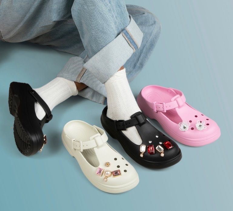 Crocs Classic mary jane black bone крокси босоножки w5 w6 w7 w8 w9