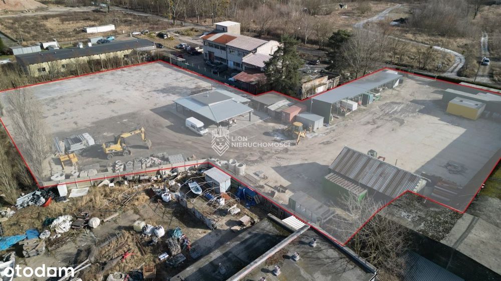 PLAC do wynajęcia 5623m2 z pom. socjalnym 60m2