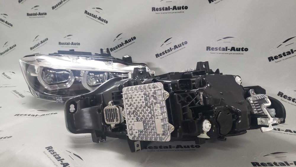 Фари Ф30 Full Led (з блоками) Black на BMW 3 Series F30 / F31 11-18 р