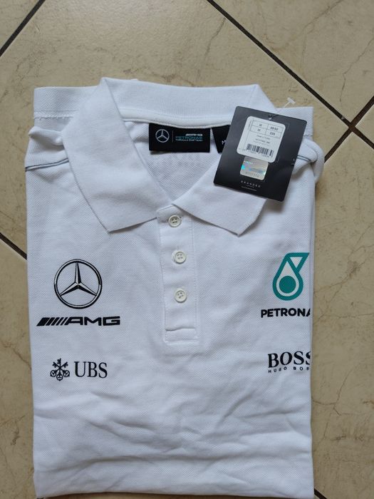 Petronas M Mercedes nowa koszulka męska polo