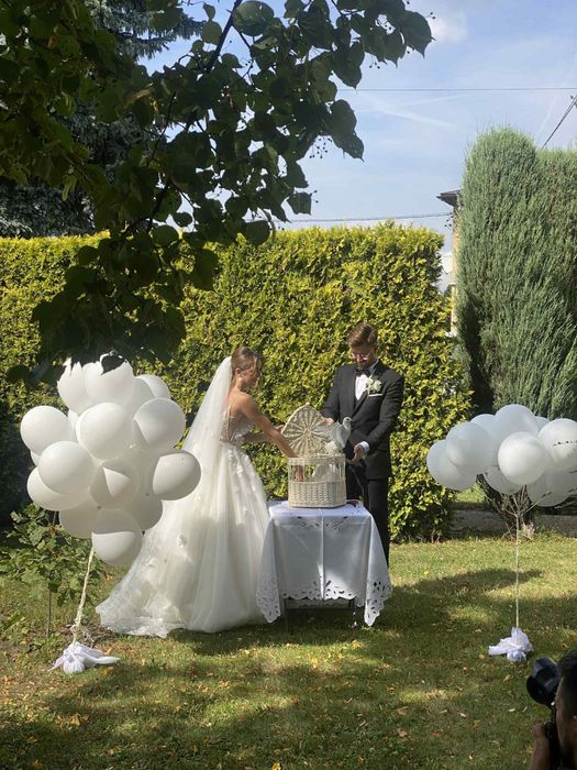 Wiklinowa skrzynia na gołębie śluby, gołębnik wiklinowy, serce