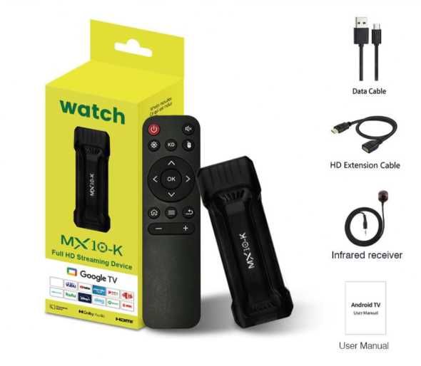 Android TV Box Stick - SMART TV - 1GB/8GB - model MX10-K