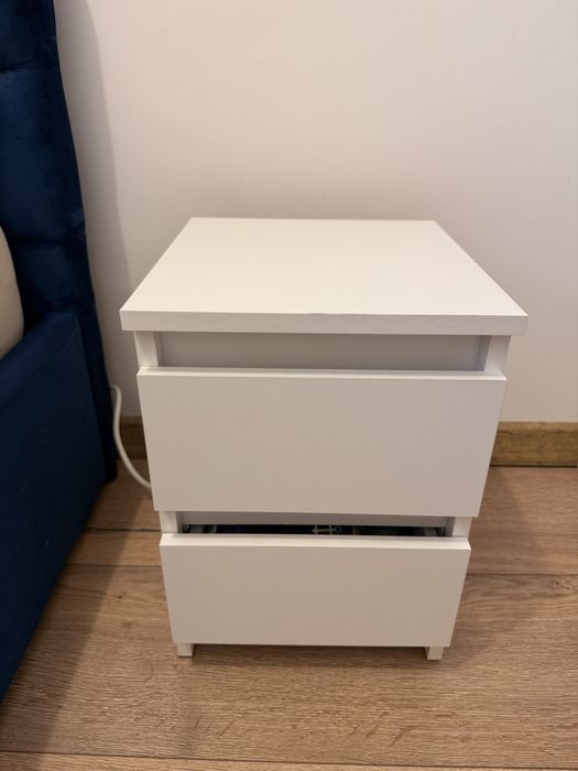 Szafeczka nocna biała 2x