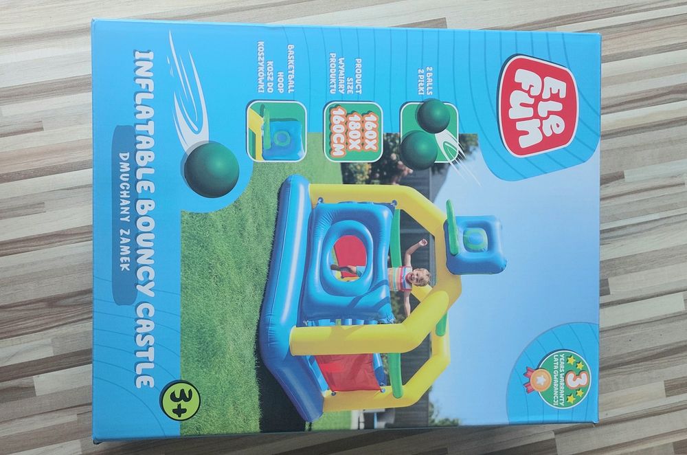 Zamek dmuchany EleFun 160x180 dzieci kids skakania