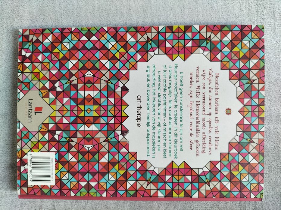 Piękna mozaika Mooi Mozaiek Art Therapy kolorowanka dla dorosłych