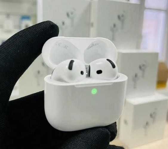 РОЗПРОДАЖ! Безпровідні навушники аірподс 4 + чохол на кейс!