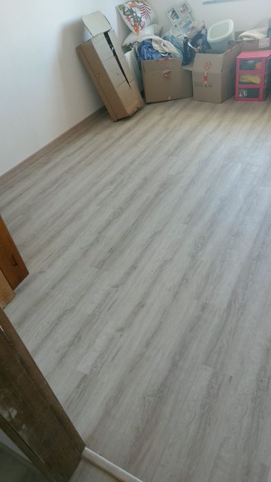 Aplicação de pavimento Flutuante