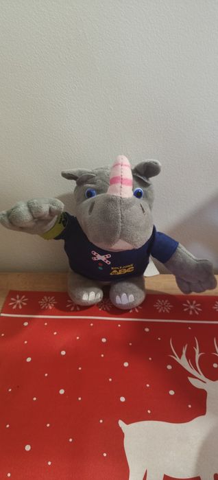 Maskotka pluszak Rogatek kolejkowe ABC