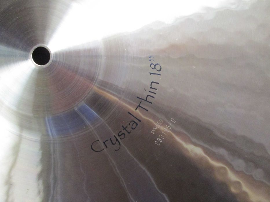 Paiste 18" Signature Crystal Thin + 10" Alpha Metal Splash