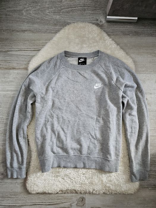 Bluza nike Swoosh Crewneck Rozmiar M Szara Bluza nike