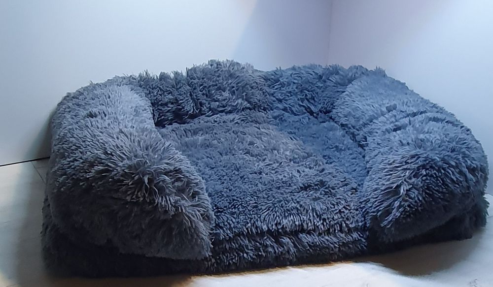 Legowisko dla psa ortopedyczne, miękkie, pluszowe r. L