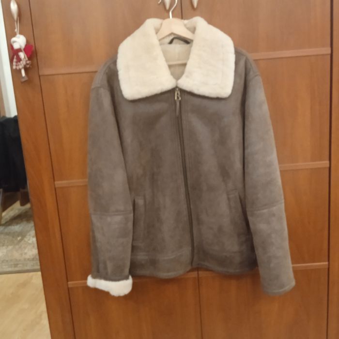 Kurtka skórzana kożuszek