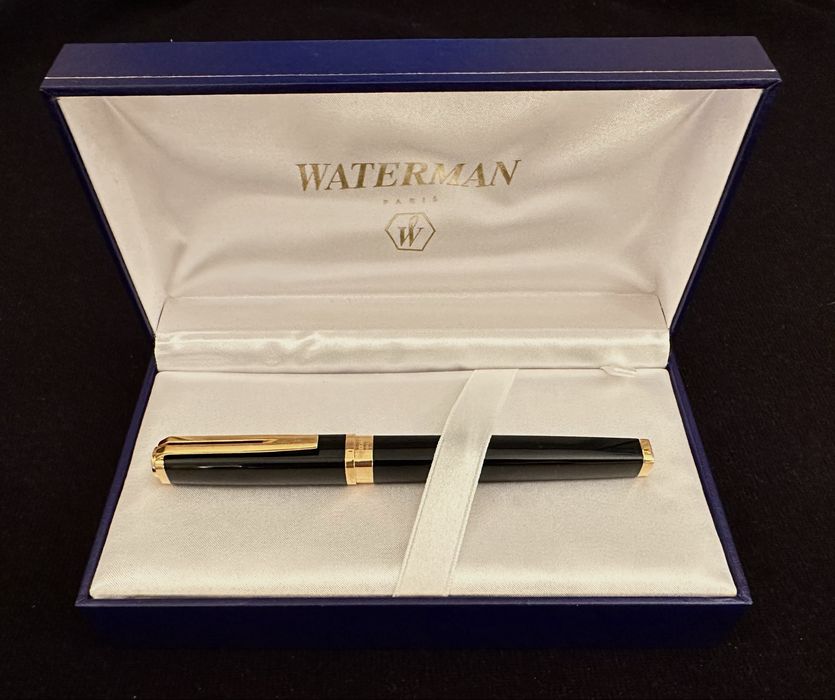 Перьевая ручка Waterman Exception Slim Black GT