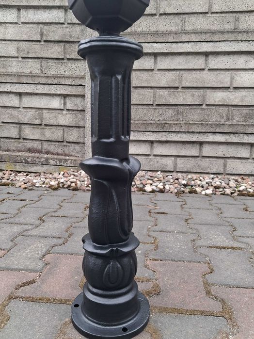 Lampa żeliwna nowa niska retro piękna vintage
