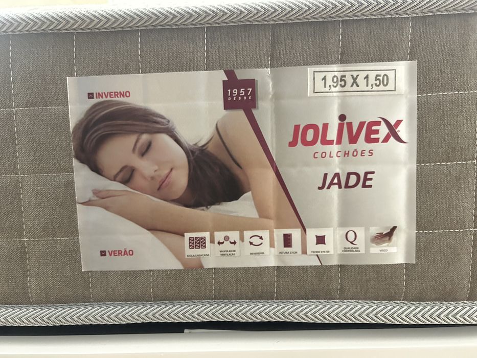 NOVO Cama de casal 1,95x1,50 (pack total)