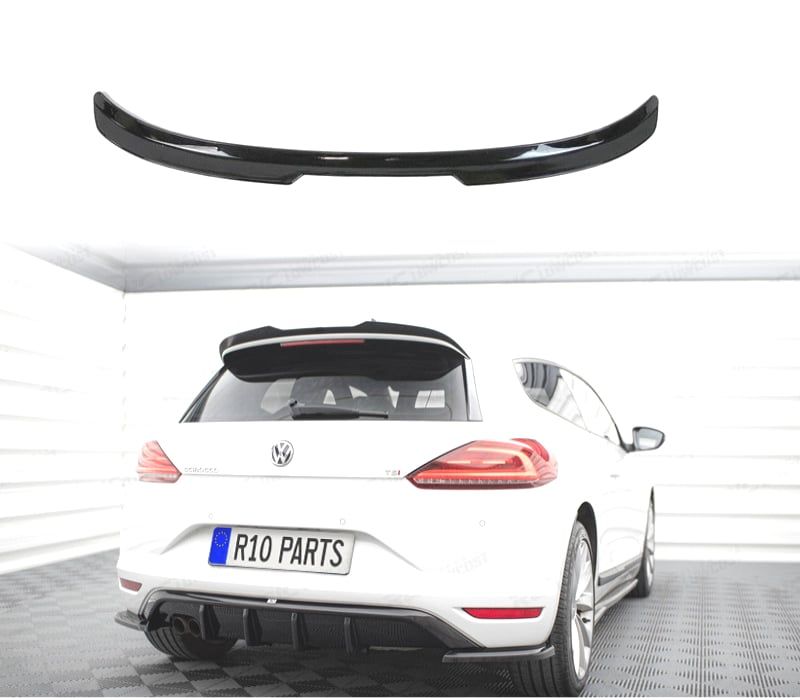 ALERON SPOILER VOLKSWAGEN VW SCIROCCO R 09-14 PRETO BRILHANTE
