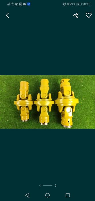 Wałek szerokokątny homokinetyczny przekaźnika mocy 120cm T4 520Nm