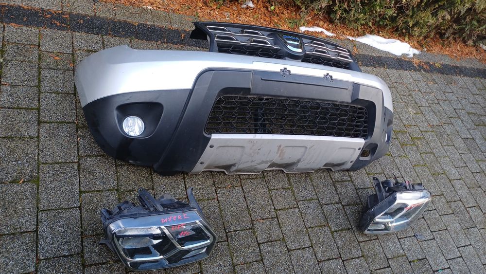 Zderzak przedni lampa dacia duster l lift