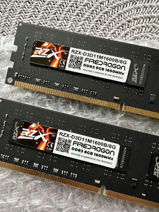 Оперативка озу DDR3 RZX FireDragon 8Gb x2