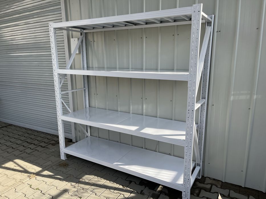 Regał magazynowy regaly magazynowe mocne stalowe do garażu sklepu
