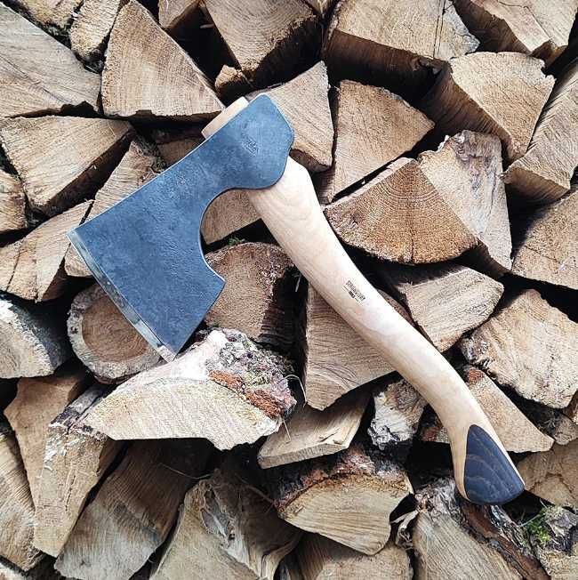 Сокира кована "М’ясник" з чохлом, топор кованый на подарок