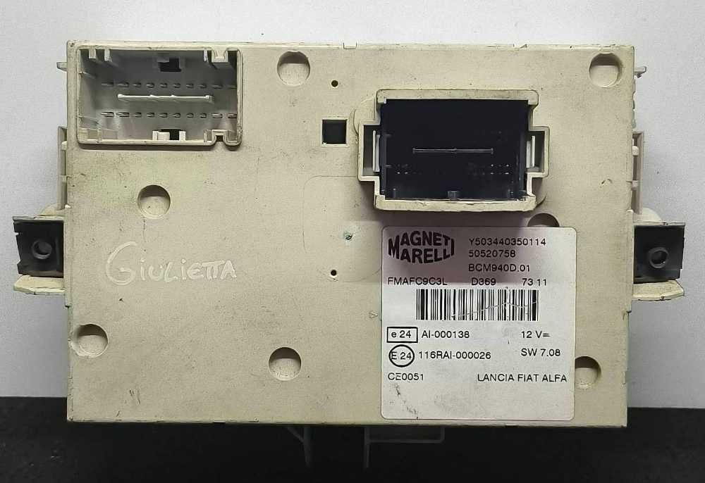 Caixa Fusíveis / SAM / BSI 50520758 - ALFA ROMEO GIULIETTA