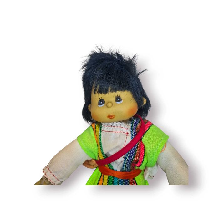 Boneco Mexicano Antigo Artesanal – 32 cm (Traje Tradicional / Coleção)
