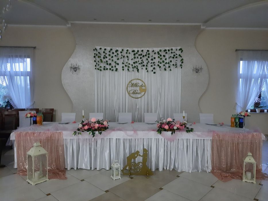 Obręcz młoda para dekoracja ścianki