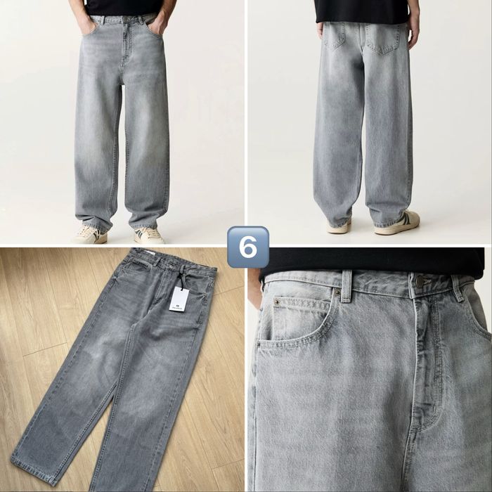 Чоловічі Джинси ZARA, BERSHKA, PULL&BEAR Широкі Широкие Мужские Джинсы Новые Черные Нові