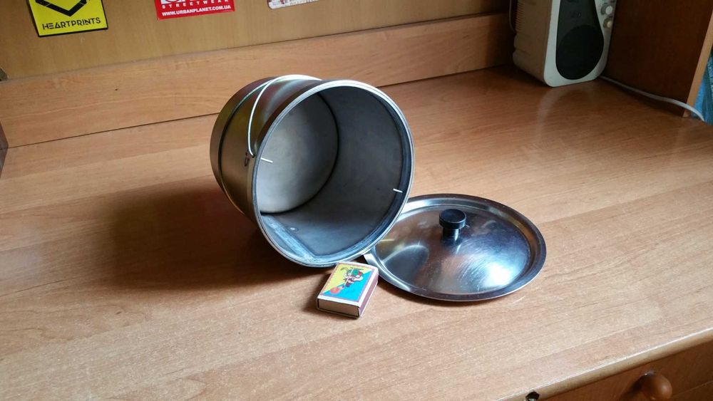 Титановый Походный Туристический Котелок из Советского Титана 2мм