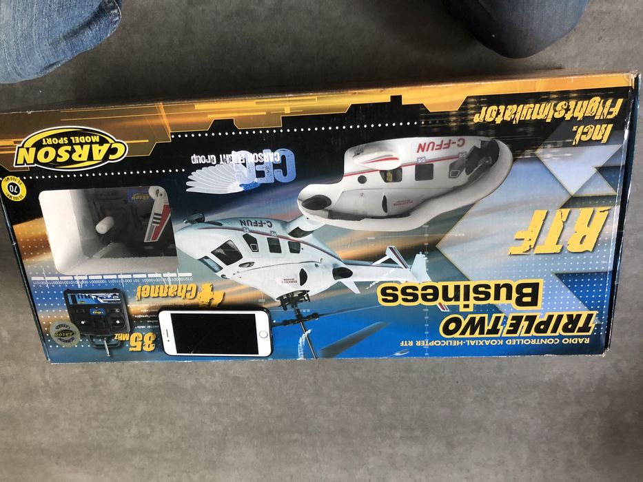 Model RC Helikopter RC Carson Triple Two Business