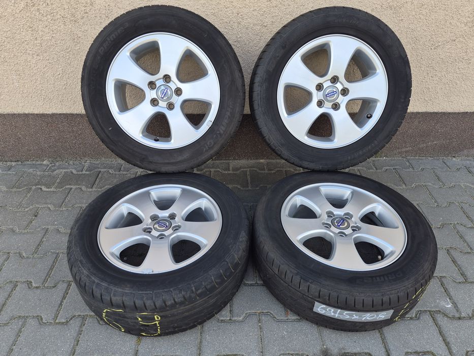 Alufelgi VOLVO 5X108 z oponami 225/55 R16 lato