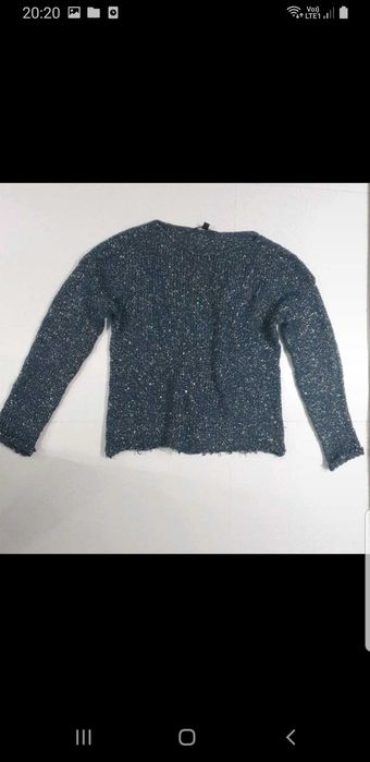 Sweter HERA złota nitka