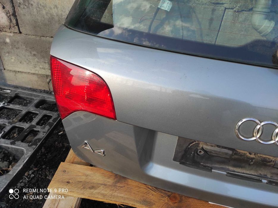 Audi a4 b7 kombi LY7G klapa bagażnika w kolor