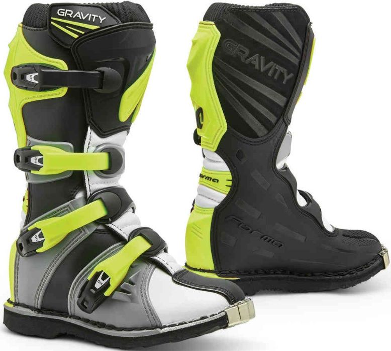 Forma buty cross DZIECIĘCE GRAVITY Black-yellow, 32-41