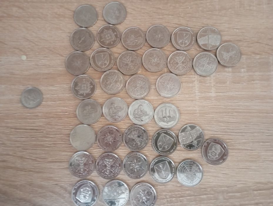 Продам монети з областями