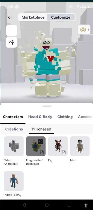 акаунт роблокс жирный