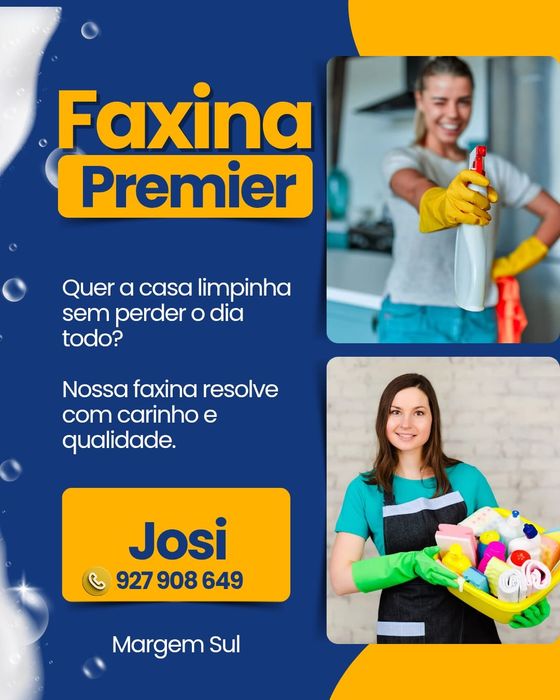 Limpeza com confiança e dedicação