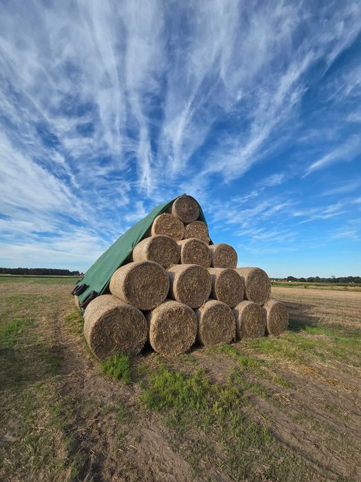 Słoma żniwa 2025 bal 120cm transport