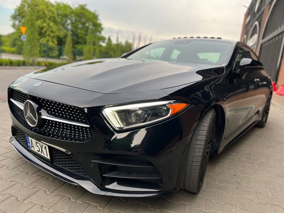 Mercedes-Benz CLS Prawie Nowa Czarna Perła z Mocą, Pięknym wnętrzem i wyposażeniem
