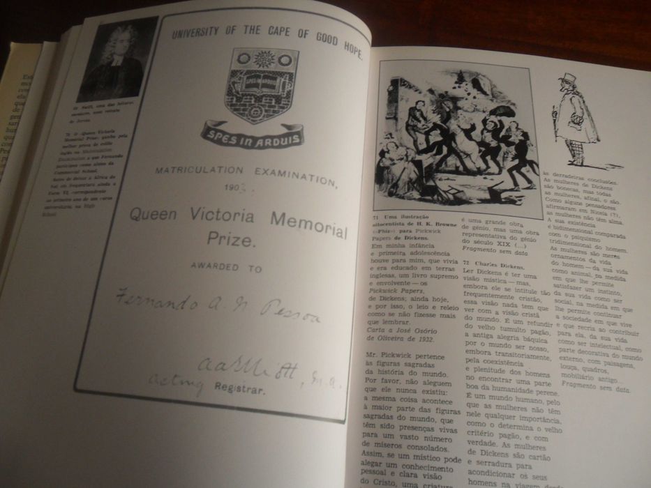"FERNANDO PESSOA" - Uma Fotobiografia de Maria José de Lancastre - 2ª Edição de1981