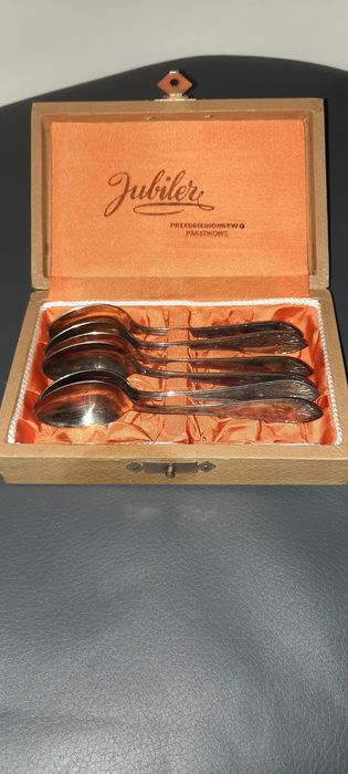 Zestaw śrebnych łyżeczek Jubiler