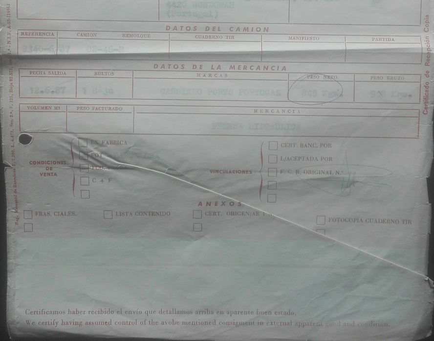 Prensa Hidráulica Tatum 200TM - Mod. TH-2000 III 380v - Peso 958Kgs