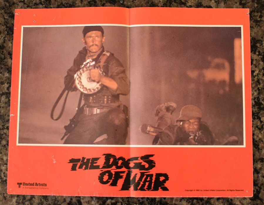 Cinema: Poster/cartaz oficial "The Dogs of War" (1980)