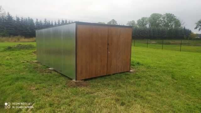 garaż blaszany garaż blaszak garaz 3x5 5x3  gatunek 2 konin