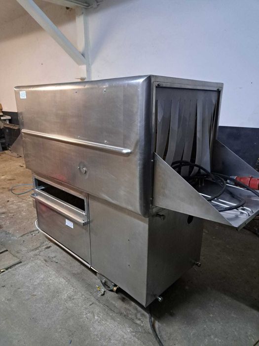 Myjnia,myjka tunelowa do pojemników E2, elektryczna 230 cm NIERDZEWNA