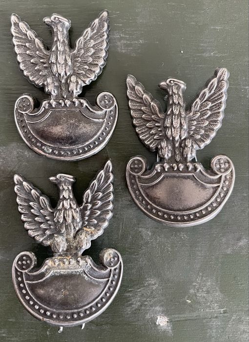 Orzełek na czapke PRL / LWP , Militaia , Wojskowy - MON